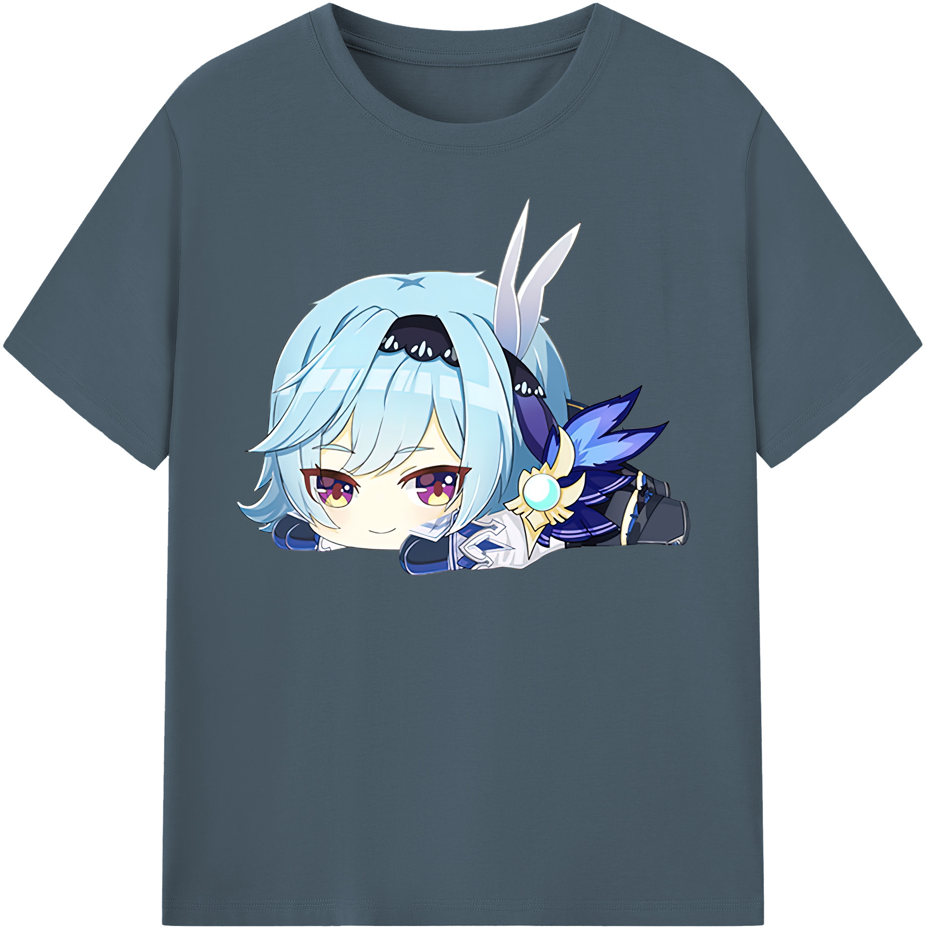 げんし神 优菈 ゆうら genshin Yūra 綿100％半袖Tシャツ（フロントプリント）